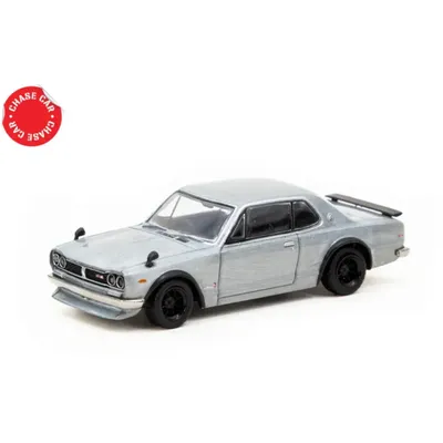 Nissan Skyline 2000GT-R (KPGC10) - Svart - Tarmac - 1:64