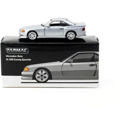 MB SL 500 Koenig Specials - Silver - Tarmac - 1:64