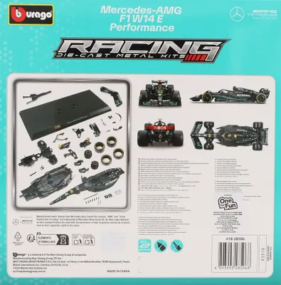 Mercedes-AMG F1 W14 E - Lewis Hamilton - Byggesæt - 1:24
