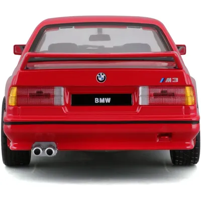 BMW M3 (E30) - 1988 - Röd - Bburago - 1:24