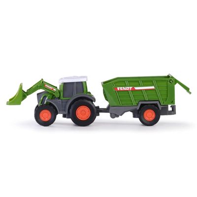 Traktor med fodervagn - Fendt Micro Farmer - Dickie Toys