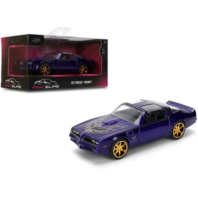 1977 Pontiac Firebird - Lila - Pink Slips - Jada - 13 cm