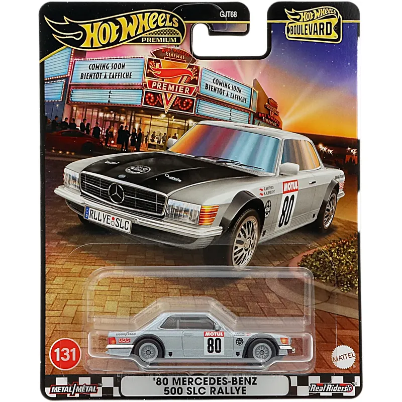 '80 Mercedes-Benz 500 SLC Rallye - Sølv - Hot Wheels