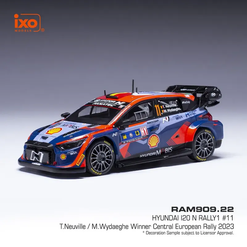 Hyundai i20N Neuville Wydaeghe European 2023 - Ixo - 1:43