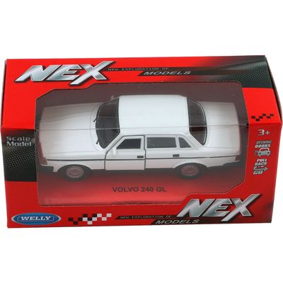 Volvo 240 GL - Vit - Welly - 1:37