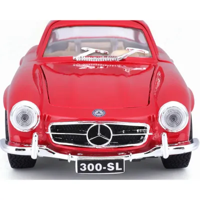 Mercedes-Benz 300 SL (1954) - W198 - Rød - Bburago - 1:24