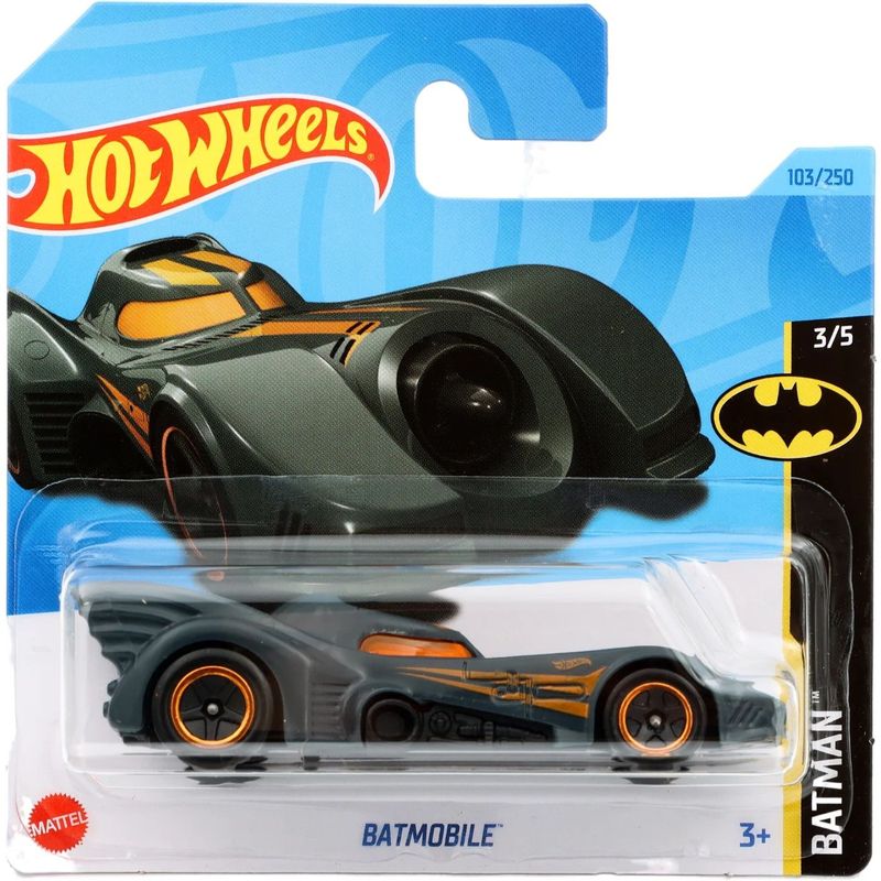 Batmobile - Batman - Gråblå - Hot Wheels