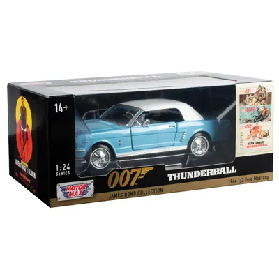 1964 1/2 Ford Mustang - 007 Thunderball - Motormax - 1:24