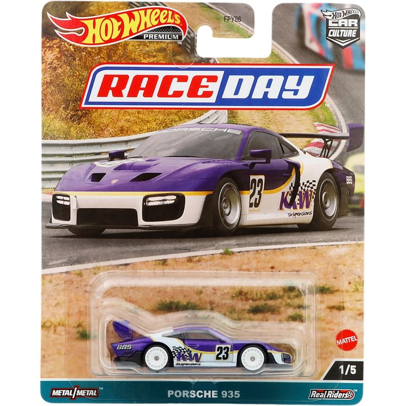 SKADAD FÖRPACKNING - Porsche 935 - Race Day - Hot Wheels