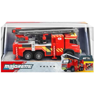 Volvo FMX Brandbil - Truck Fire Engine - Majorette - 19 cm