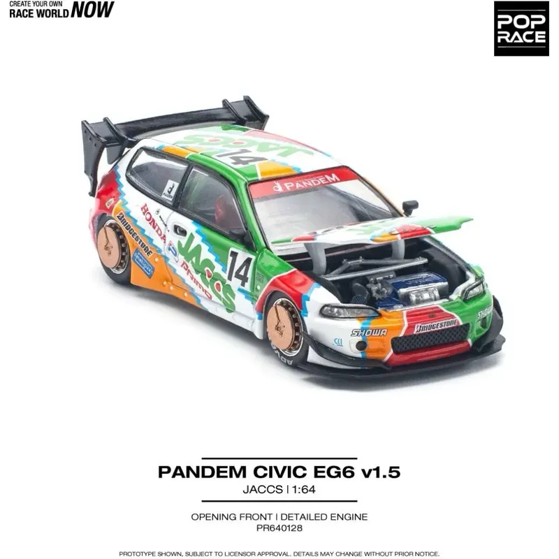 Pandem Honda Civic EG6 - JACCS - 128 - Pop Race