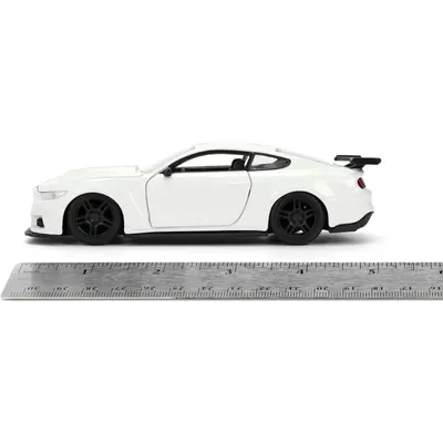 2016 Ford Mustang GT - Vit - Pink Slips - Jada - 13 cm