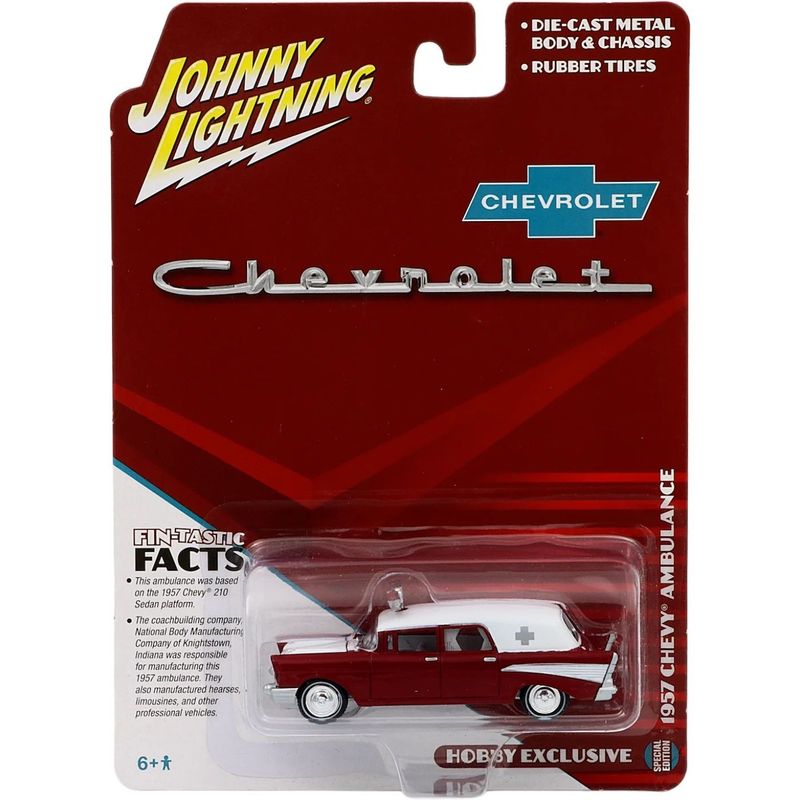 1957 Chevy Ambulance - Johnny Lightning - 1:64