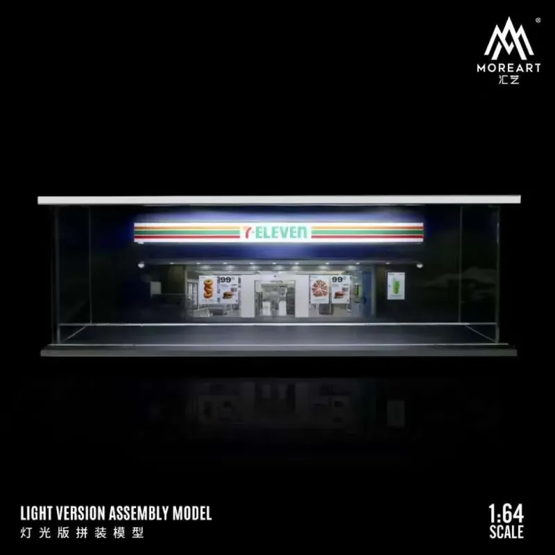 7-Eleven Diorama - LED-belysning - 1:64
