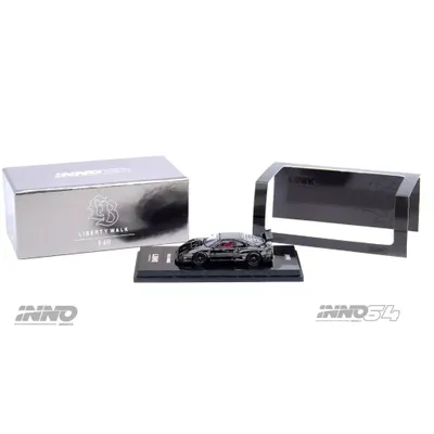 LBWK F40 Chrome Black - Ferrari - Inno64 - 1:64
