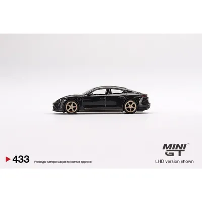 Porsche Taycan Turbo S - Gråmetallic - 433 - Mini GT - 1:64