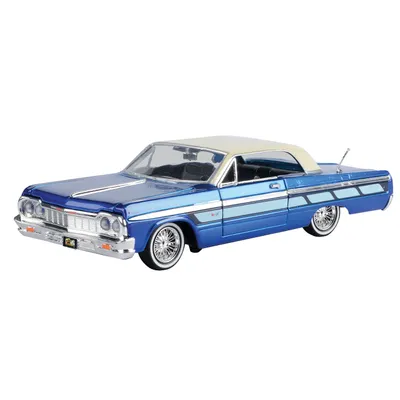 1964 Chevrolet Impala - Blå - Get Low - Motormax - 1:24