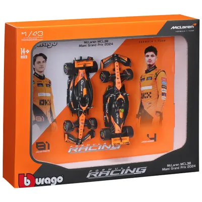 McLaren MCL38 - 2024 - Piastri + Norris - Bburago - 1:43