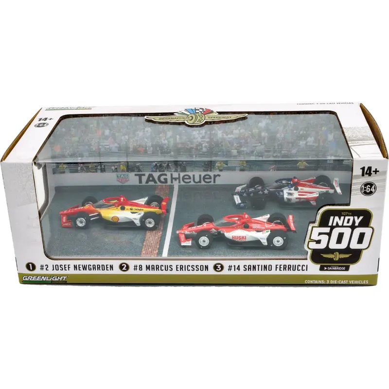 Indy 500 - 2023 - Newgarden, Ericsson, Ferrucci - Greenlight