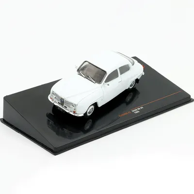 Saab 96 V4 - 1968 - Vit - Ixo Models - 1:43