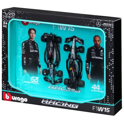 Mercedes-AMG - 2024 - Hamilton + Russell - Bburago - 1:43