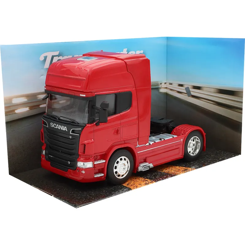 Scania V8 R730 - Dragbil - Röd - Welly - 1:32 - 18 cm
