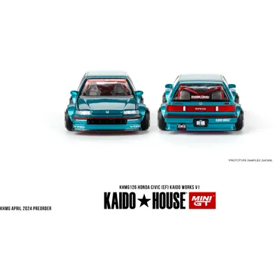 Honda Civic (EF) Kaido Works V1 - KAIDO - Mini GT - 1:64