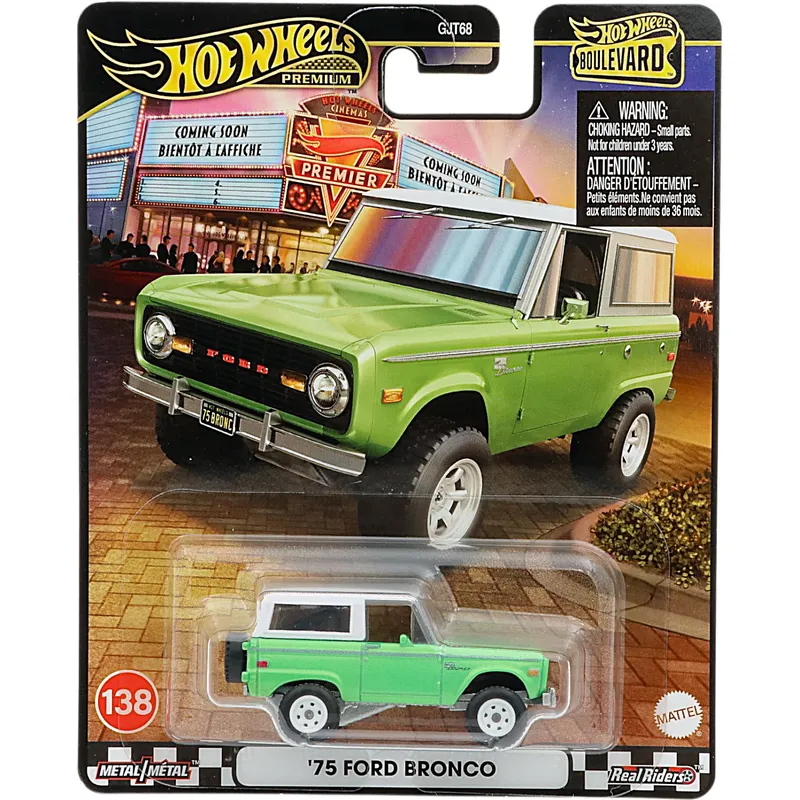 '75 Ford Bronco - Grön - Boulevard 138 - Hot Wheels