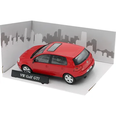 Volkswagen Golf V GTI - Röd - Cararama - 1:43