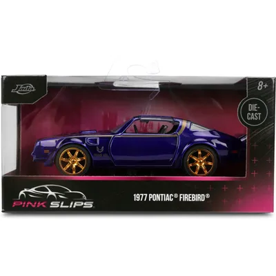 1977 Pontiac Firebird - Lila - Pink Slips - Jada - 13 cm