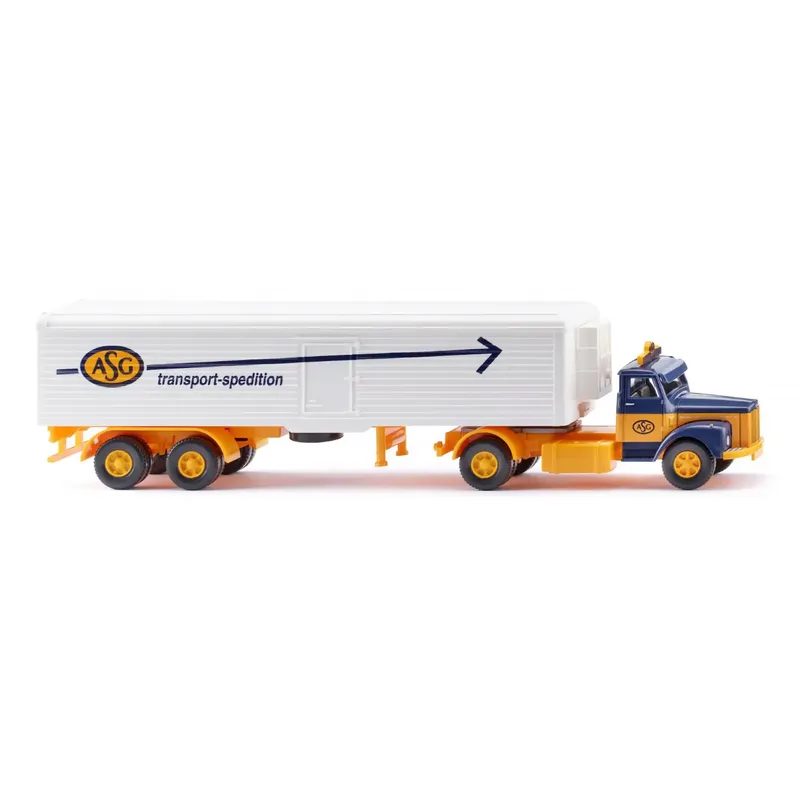 Scania 110 Super med trailer - ASG - Wiking - 1:87