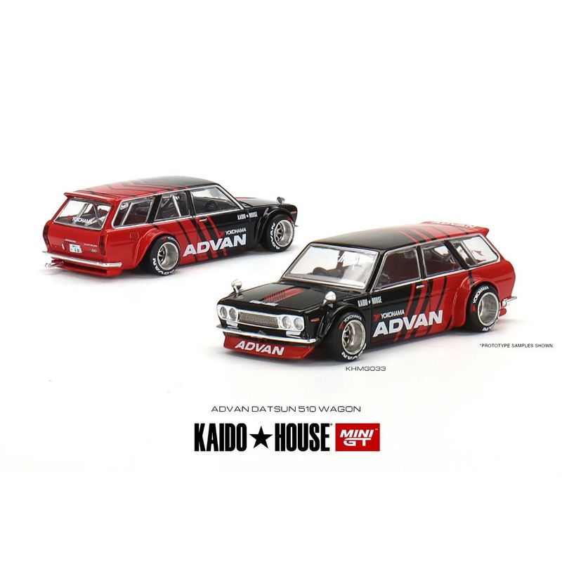 Datsun 510 Wagon - 033 - Kaido House - Mini GT - 1:64