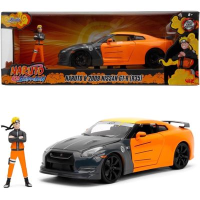 Naruto & 2009 Nissan GT-R (R35) - Naruto - Jada Toys - 1:24