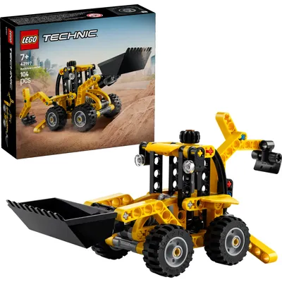 Grävlastare - Backhoe Loader - Technic - 42197 - LEGO