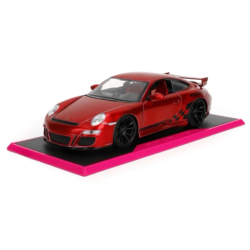 Porsche 911 GT3 (997) - Röd - Pink Slips - Jada Toys - 1:24