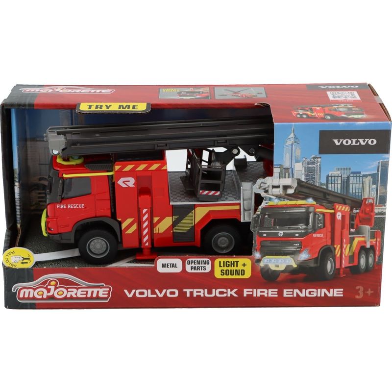 Brandbil - Volvo Truck Fire Engine - Majorette Grand Series