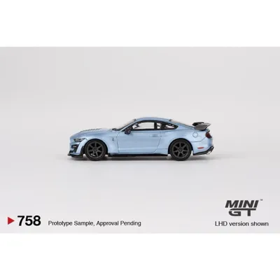 Ford Mustang Shelby GT500 - Blå - 758 - Mini GT - 1:64