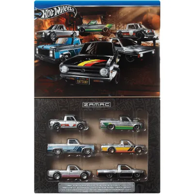 Multipack - 6 ZAMAC-bilar - Hot Wheels