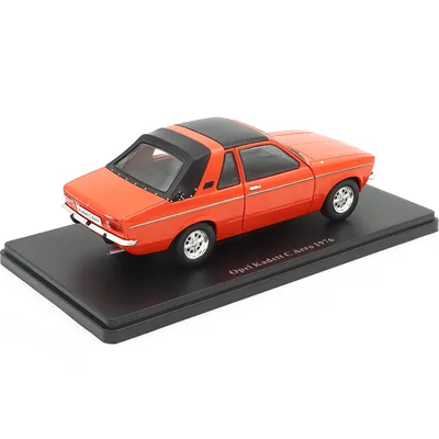 Opel Kadett C Aero - 1976 - Orange / Svart - Atlas - 1:24