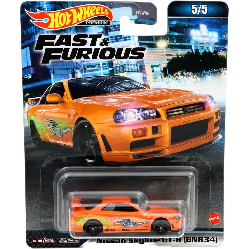 Nissan Skyline GT-R (BNR34) - Fast & Furious - Orange - HW