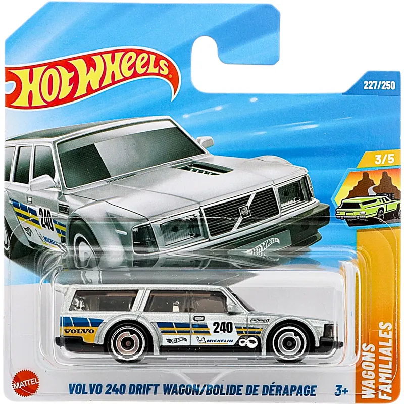 Volvo 240 Drift Wagon - Grå - Wagons - Hot Wheels