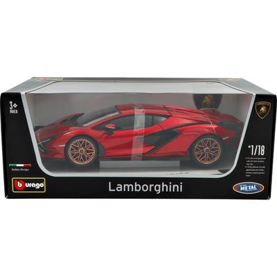 Lamborghini Sián FKP 37 - 2019 - Röd - Bburago - 1:18