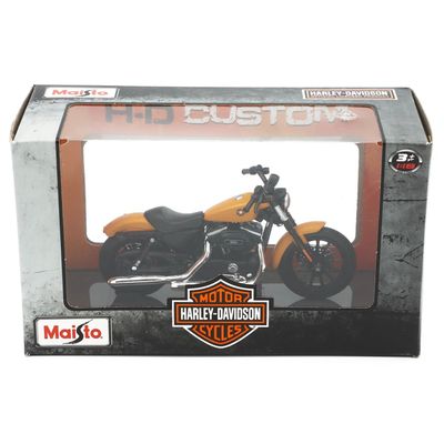 2014 Sportster Iron 883 - Harley - Gul - Maisto - 1:18