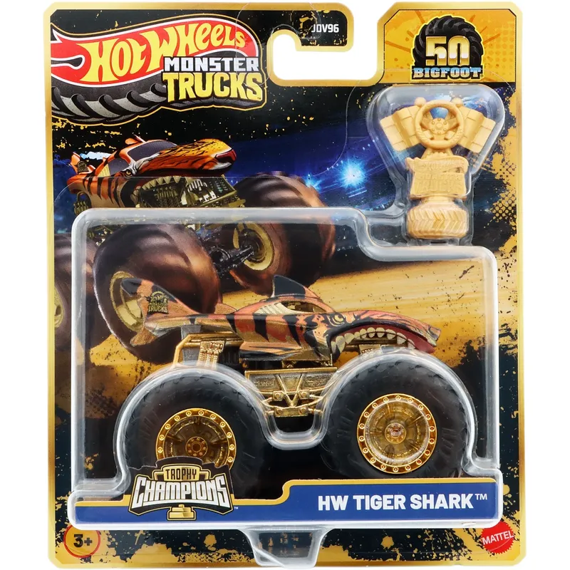 HW Tiger Shark - Trophy Champions Monster Truck - Hot Wheels