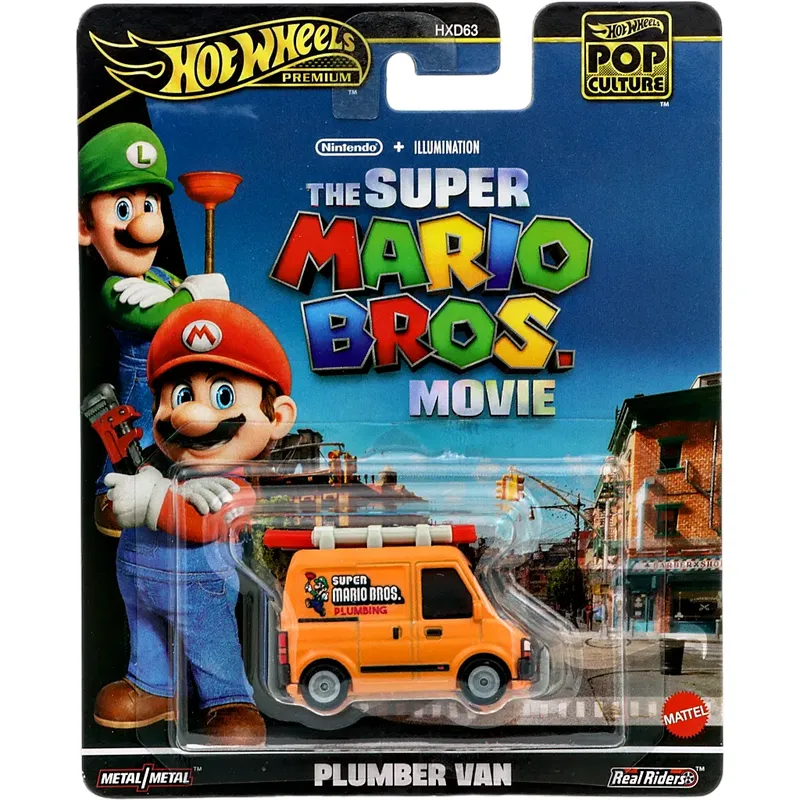 Plumber Van - Mario Bros - Pop Culture 2024 - Hot Wheels