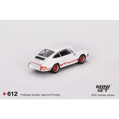 Porsche 911 Carrera RS 2.7 - Vit/Röd - 612 - Mini GT - 1:64