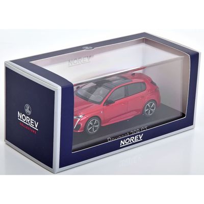 Peugeot 308 GT 2021 - Röd - Norev - 1:43