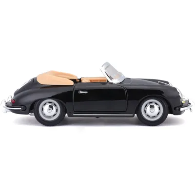 Porsche 356B Cabriolet - 1961 - Sort - Bburago - 1:24