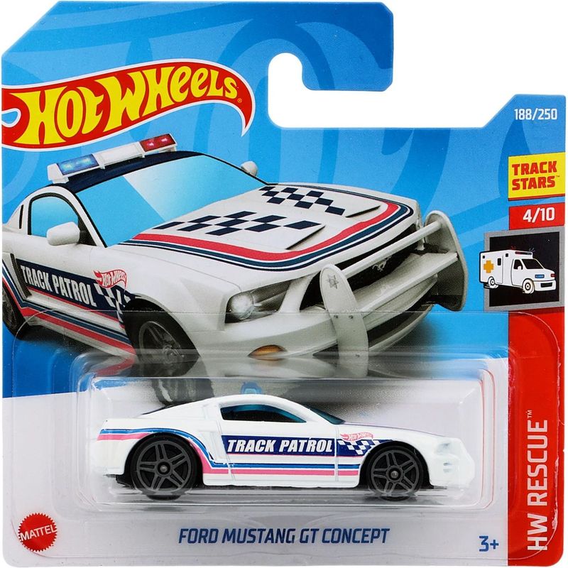 Ford Mustang GT Concept - HW Rescue - Polisbil - Hot Wheels