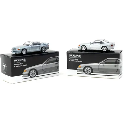 MB SL 500 Koenig Specials - Silver - Tarmac - 1:64